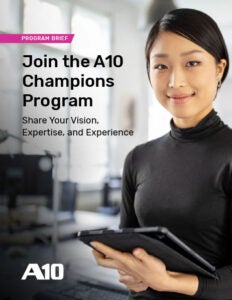 A10 Champions Program Brief