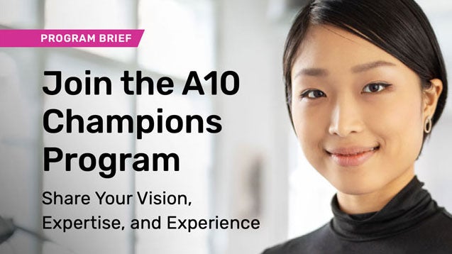 Join the A10 Champions Program