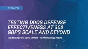 Testing DDoS Defense Effectiveness at 300 Gbps Scale and Beyond