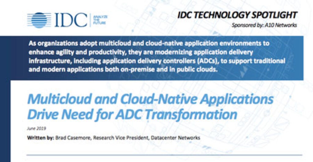Multi-cloud and Cloud-Native Applications Drive Need the for ADC Transformation