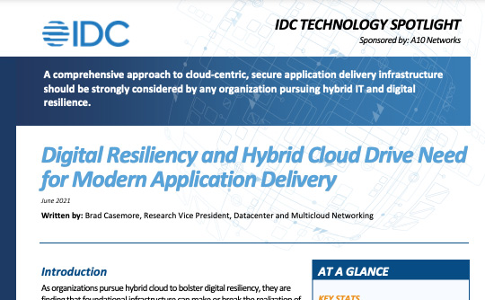 Digital Resiliency and Hybrid Cloud Drive Need for Modern Application Delivery