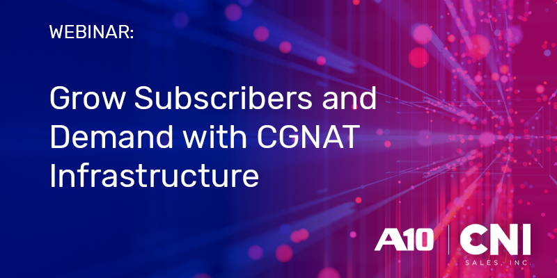 Grow Subscribers and Demand with CGNAT Infrastructure