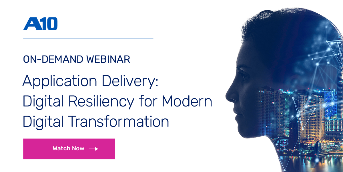 Application Delivery: Digital Resiliency for Modern Digital Transformation