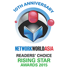 A10 Awarded Network World Asia Readers' Choice Rising Star Awards 2015 Under Networking Solution Category