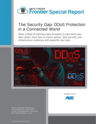 Screenshot of the report titled 'The Security Gap: DDoS Protection in a Connected World'