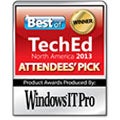 A10 Thunder Named 'Best of TechEd Attendees' Pick Winner 2013' By Windows IT Pro