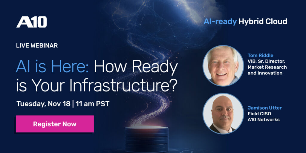 Live webinar: AI is Here: How Ready is Your Infrastructure? Tue, Nov 18, 11 am PST. Register now.