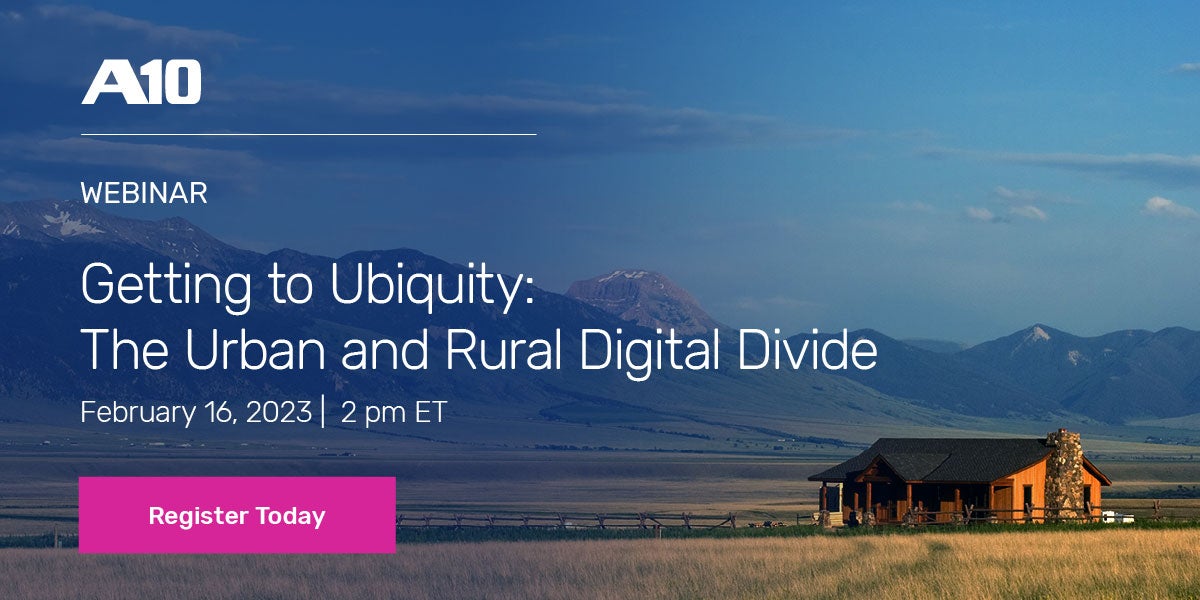 Getting to Ubiquity: The Urban and Rural Digital Divide