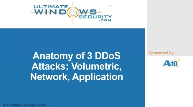 Anatomy of DDoS Attacks: Volumetric, Network, Application Webinar