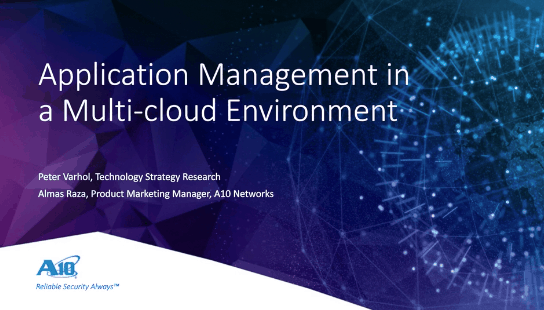 Application Management in a Multi-Cloud Environment Webinar