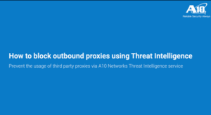 Block outbound traffic to proxies using SSL Insight Threat Intelligence