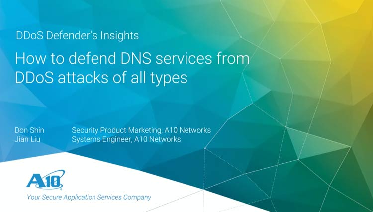 How to defend DNS services from DDoS attacks of all types