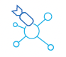 Icon representing network protocol attacks