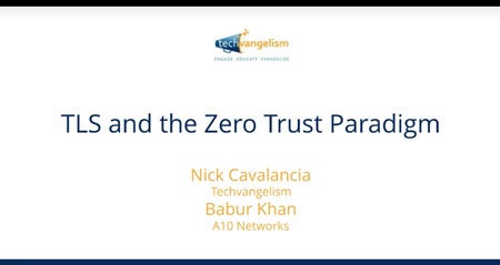TLS and the Zero Trust Paradigm