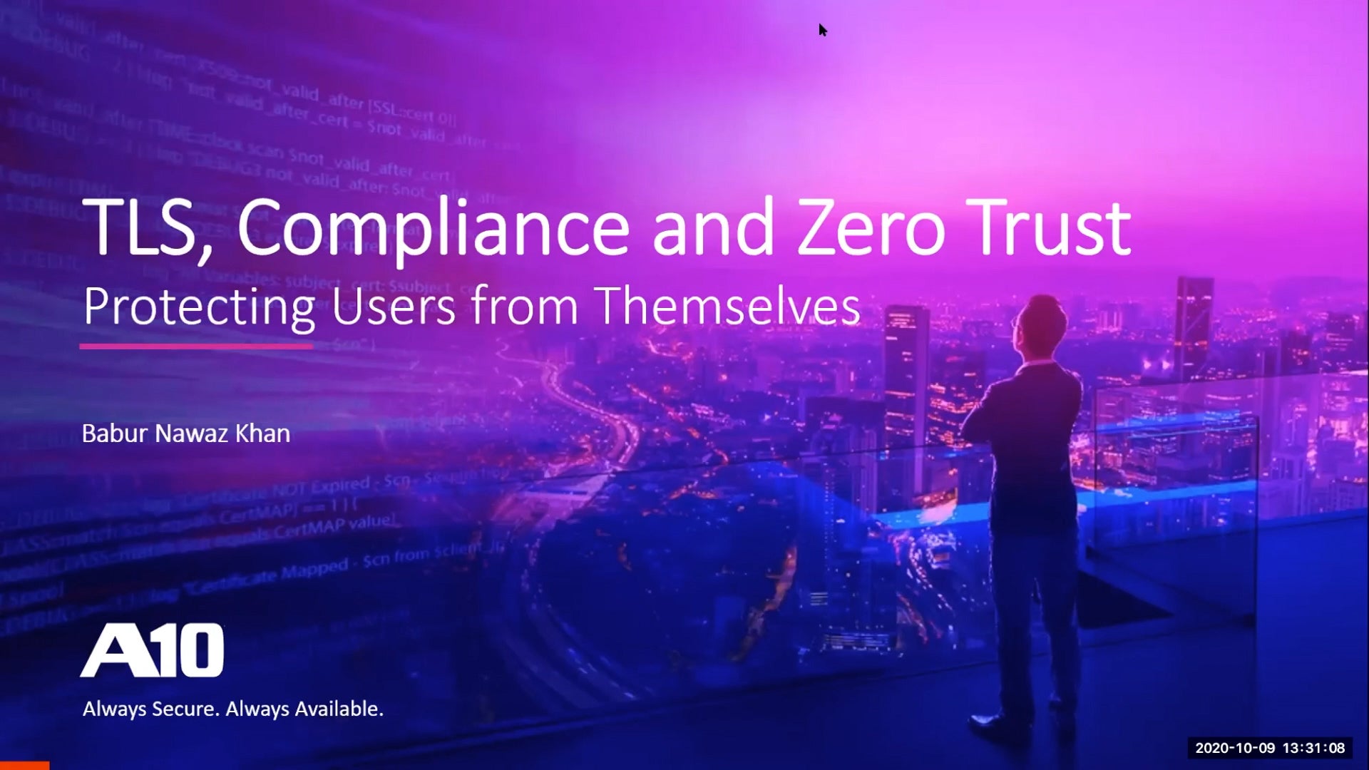 TLS, Compliance and Zero Trust - Protecting Users from Cyberattacks